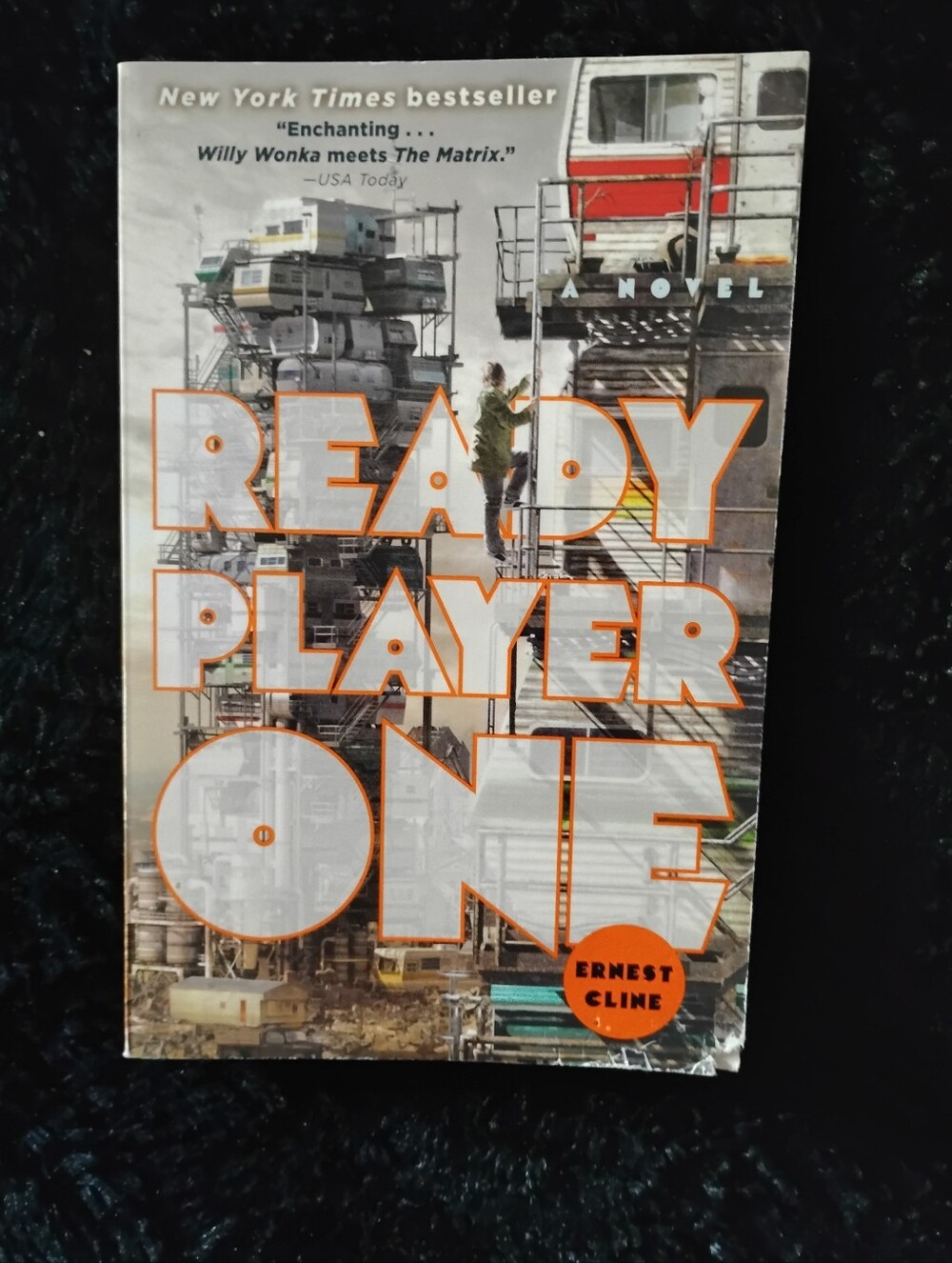 Ready Player One Paperback Book - White & Orange Cover